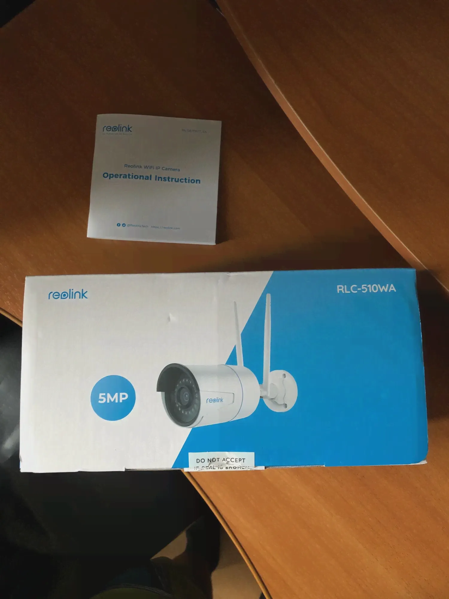 🛍 Камера видеонаблюдения Reolink RLC-510WA, 5 МП, 2,45 ГГц, Wi-Fi, Onvif, IP66, водонепроницаемая, с функцией ночного видения-1