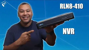 REOLINK NVR RLN8-410 - Gravações 24 horas de até 8 câmeras POE ou Wi-FI, 2 Tb de Armazenamento H.265