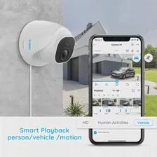 🛍 Reolink умная камера безопасности 5MP PoE наружная инфракрасная купольная камера ночного видения с человекомRLC-520A обнаружения транспортного средства